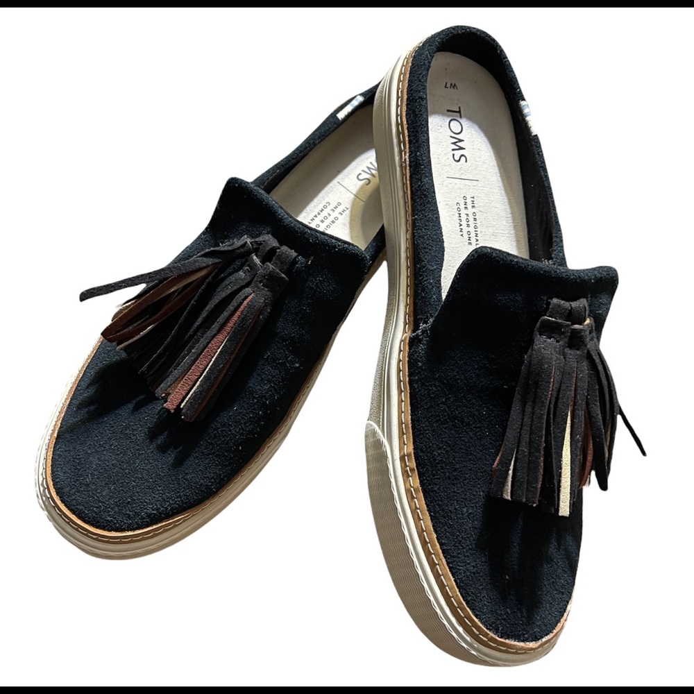 TOMS Women’s Sunrise Tassel Slip On Slip On Shoes Size 7